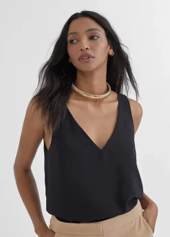 Hot Top cuello pico Camisetas Y Tops