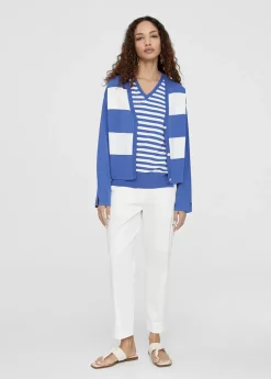 Clearance Top punto bicolor Camisetas Y Tops|Punto