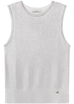 Online Top punto laminado Camisetas Y Tops|Punto