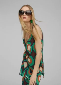 Clearance Top punto retro Camisetas Y Tops