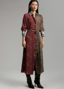 Best Vestido animal print combinado Animal Print|Vestidos Y Faldas