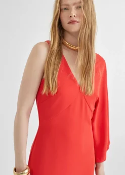 Best Vestido asimétrico manga Vestidos Y Faldas