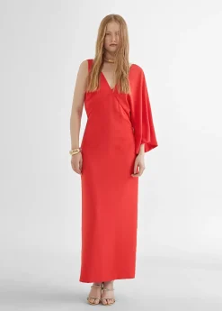 Best Vestido asimétrico manga Vestidos Y Faldas