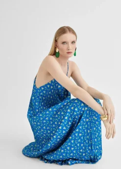 Sale Vestido azul monograma Vestidos Y Faldas