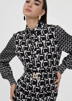 Discount Vestido camisero monograma Vestidos Y Faldas