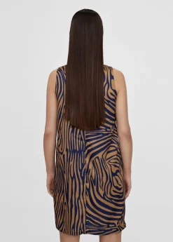 Best Vestido corto animal print cebra Camisetas Y Tops|Vestidos Y Faldas