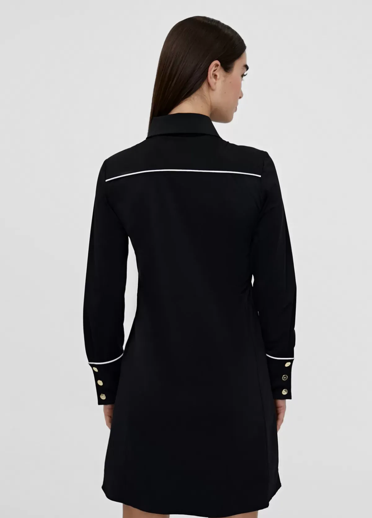 Hot Vestido corto camisero ceñido Vestidos Y Faldas