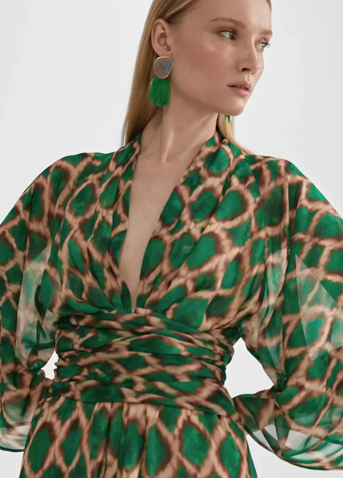 Hot Vestido corto fluido estampado Vestidos Y Faldas