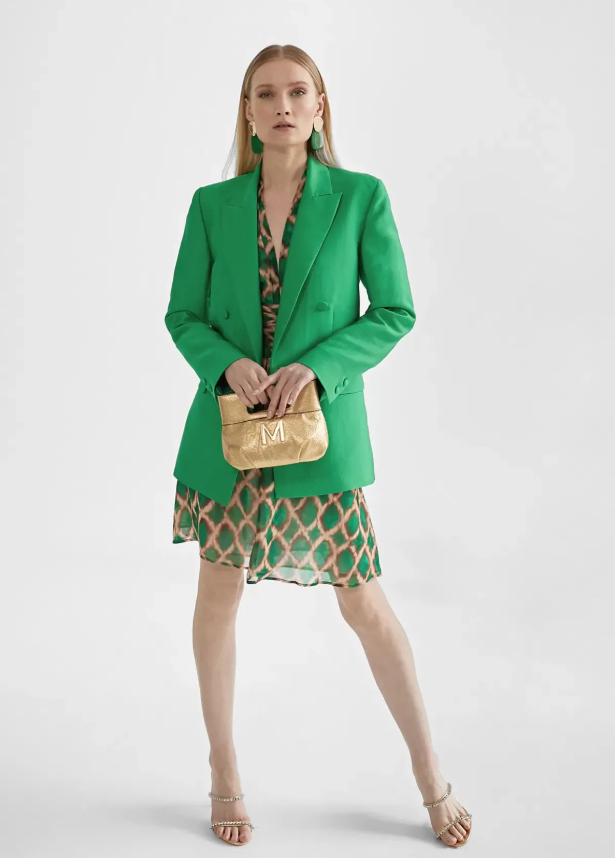 Hot Vestido corto fluido estampado Vestidos Y Faldas