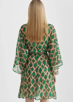 Hot Vestido corto fluido estampado Vestidos Y Faldas