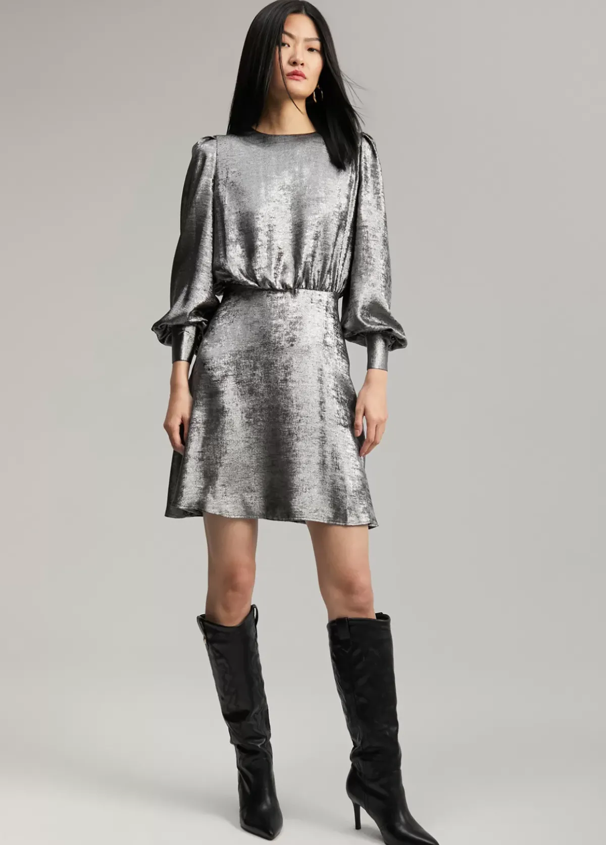 Discount Vestido corto laminado Vestidos Y Faldas