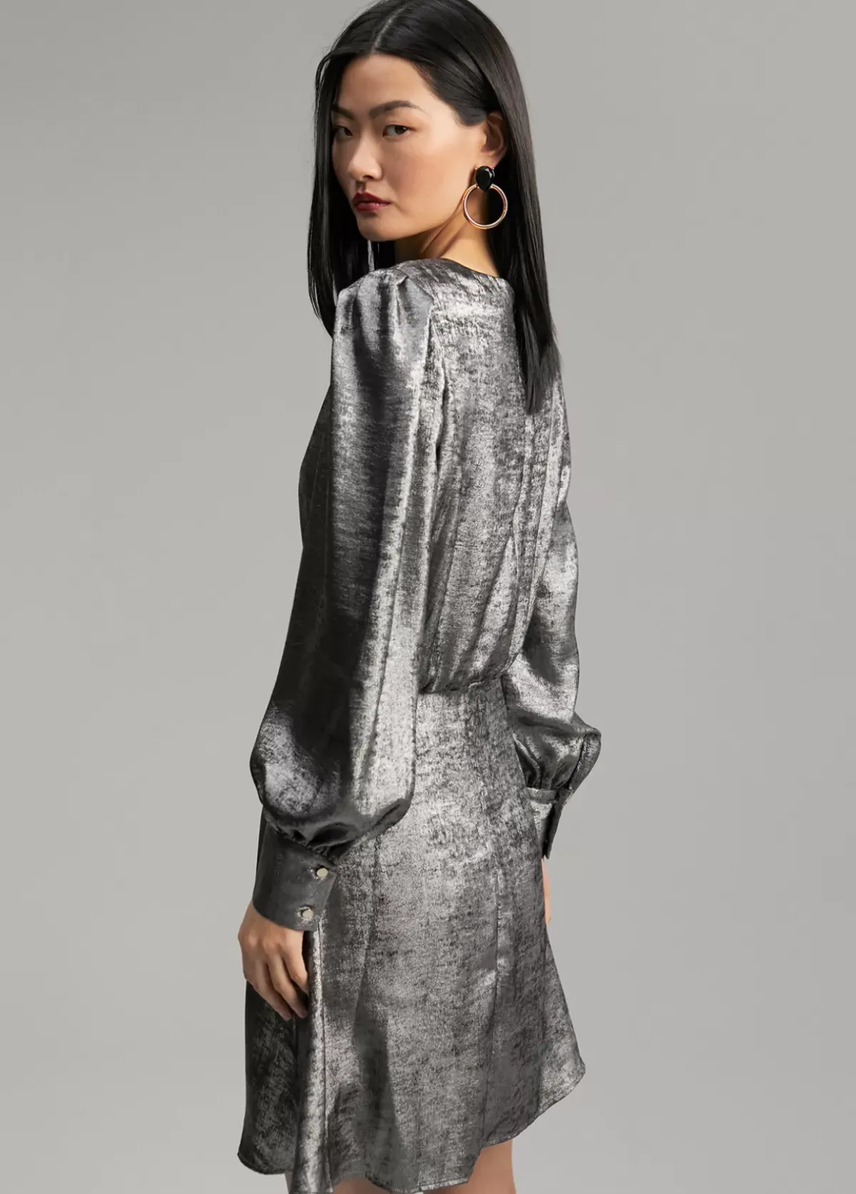 Discount Vestido corto laminado Vestidos Y Faldas