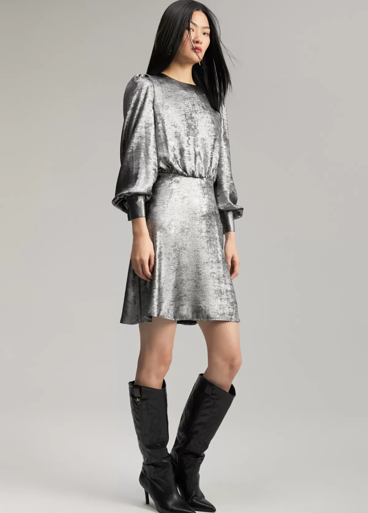 Discount Vestido corto laminado Vestidos Y Faldas