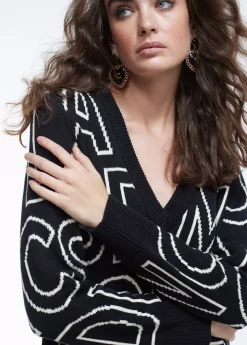 Discount Vestido de punto letras Punto|Vestidos Y Faldas