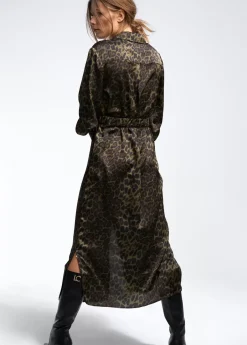 Online Vestido estampado animal print Animal Print|Vestidos Y Faldas