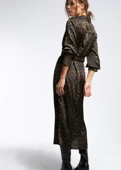 Online Vestido estampado animal print Animal Print|Vestidos Y Faldas