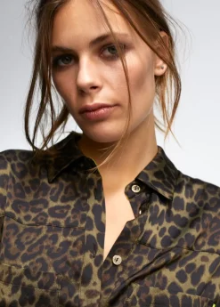 Online Vestido estampado animal print Animal Print|Vestidos Y Faldas