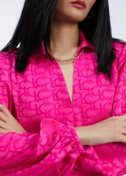 Vestido estampado logo Vestidos Y Faldas