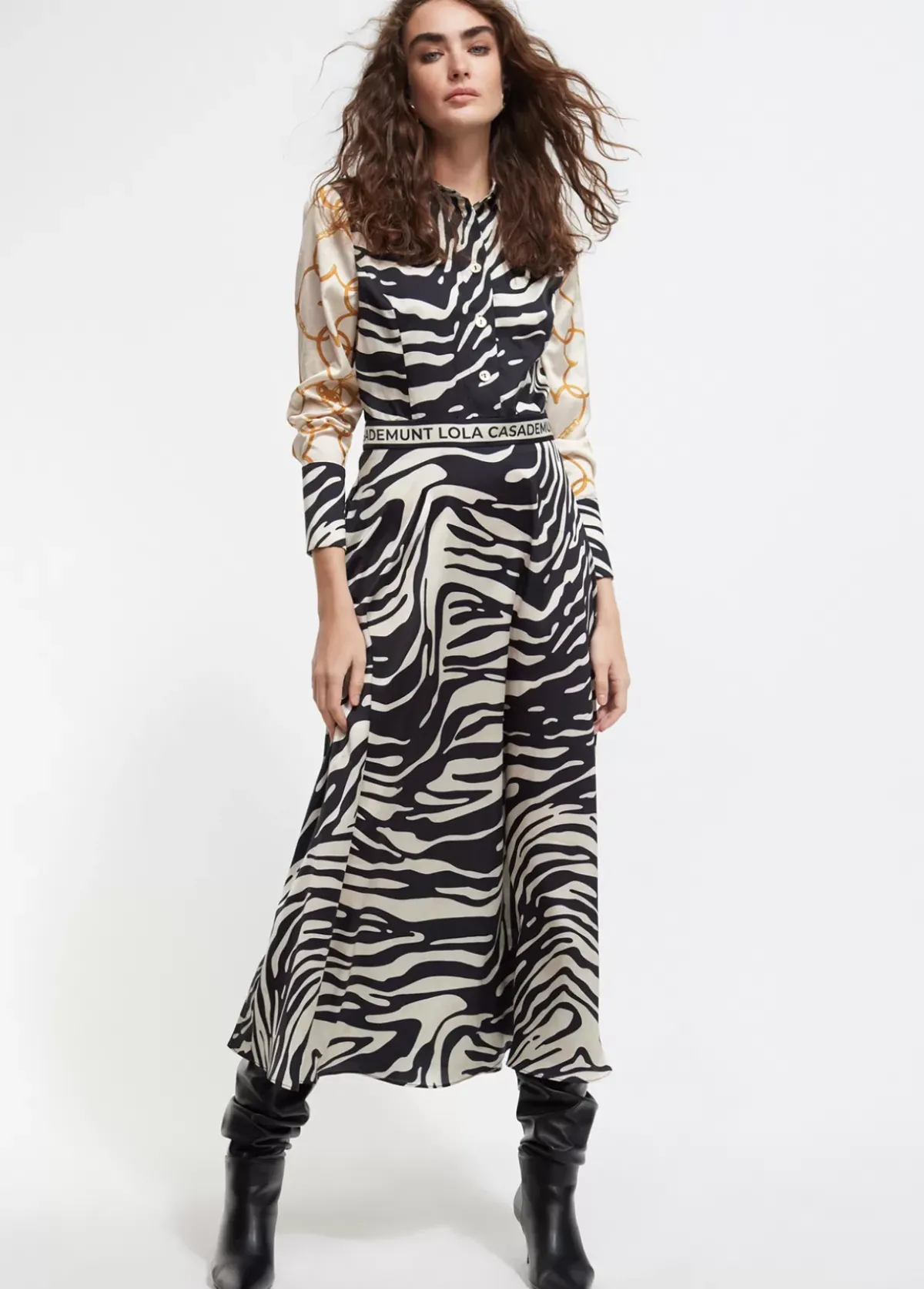 Sale Vestido estampado zebra Animal Print|Vestidos Y Faldas