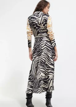 Sale Vestido estampado zebra Animal Print|Vestidos Y Faldas