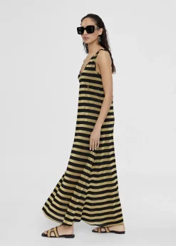 Best Vestido largo de rayas Vestidos Y Faldas
