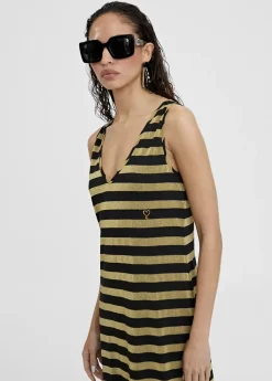 Best Vestido largo de rayas Vestidos Y Faldas