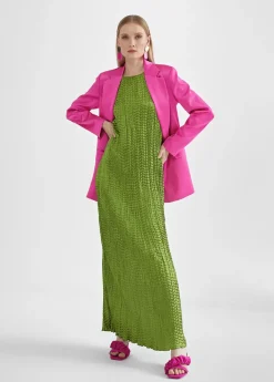 Online Vestido largo efecto plisado Vestidos Y Faldas