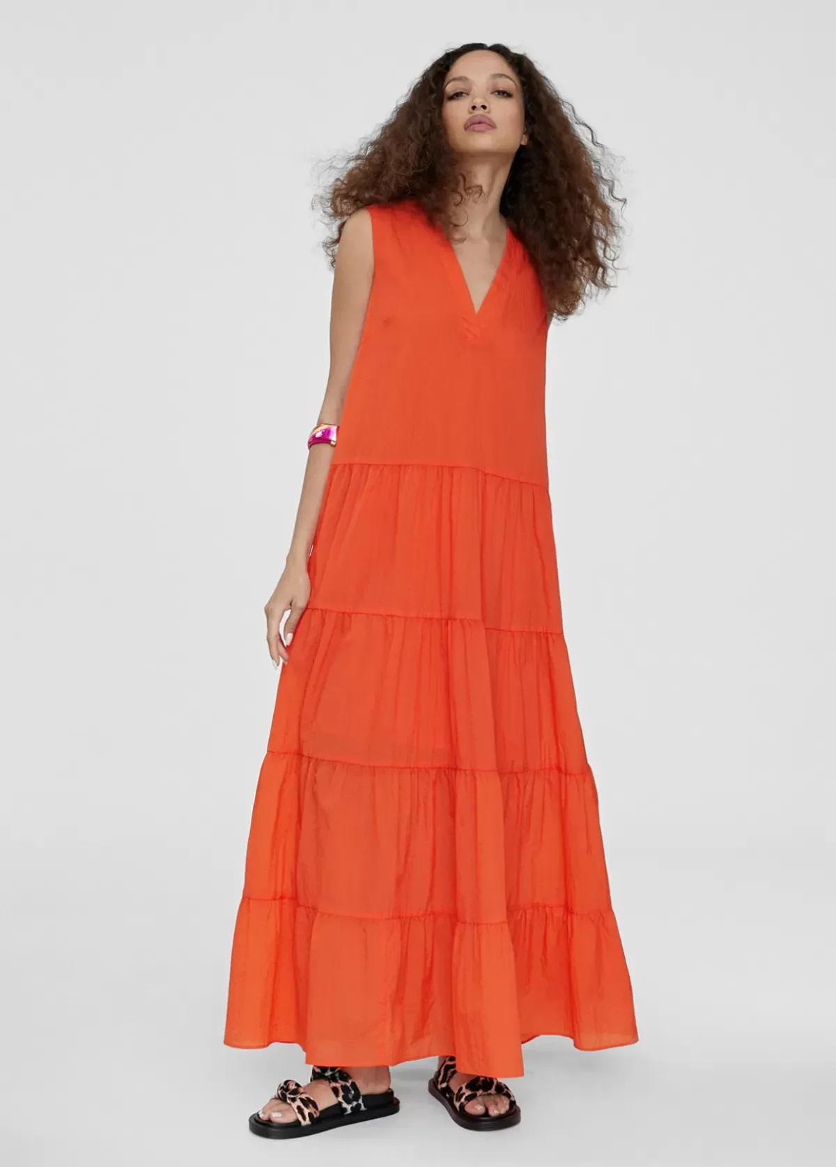 Vestido largo fluido Vestidos Y Faldas