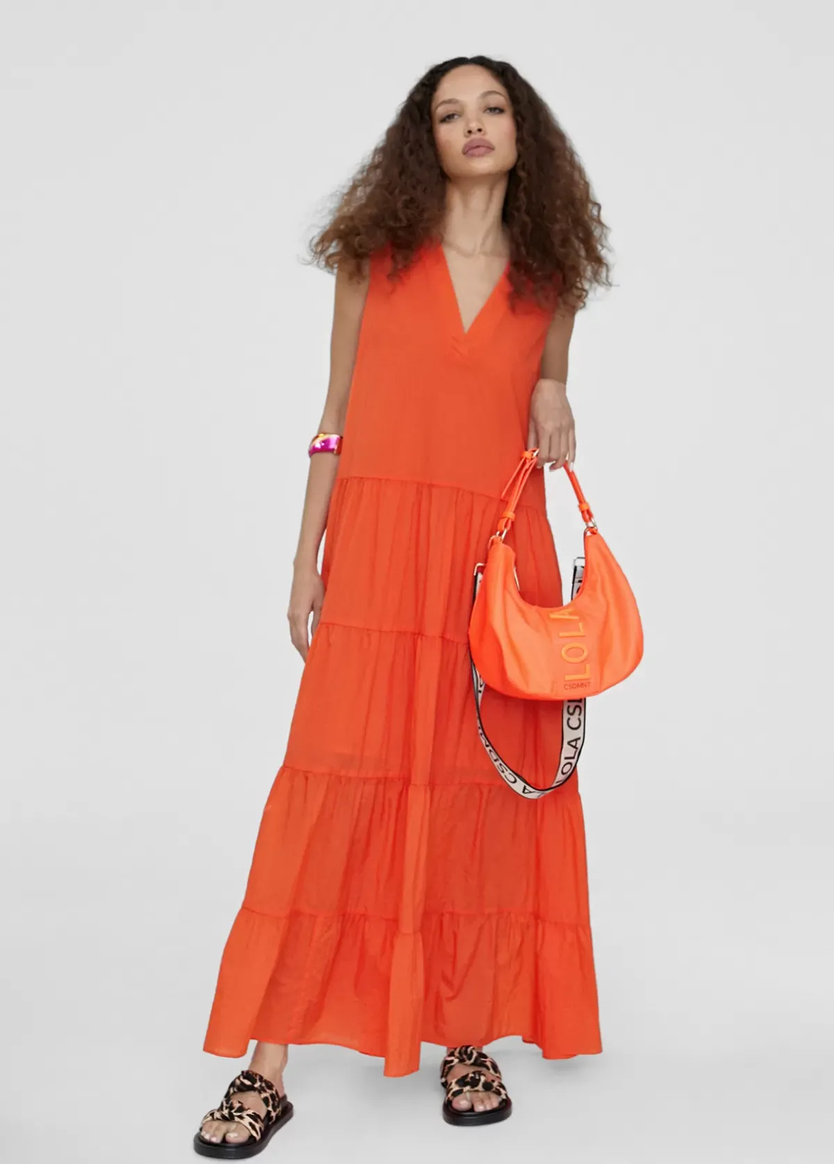 Vestido largo fluido Vestidos Y Faldas