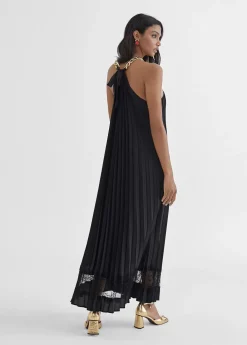 Clearance Vestido largo halter Vestidos Y Faldas