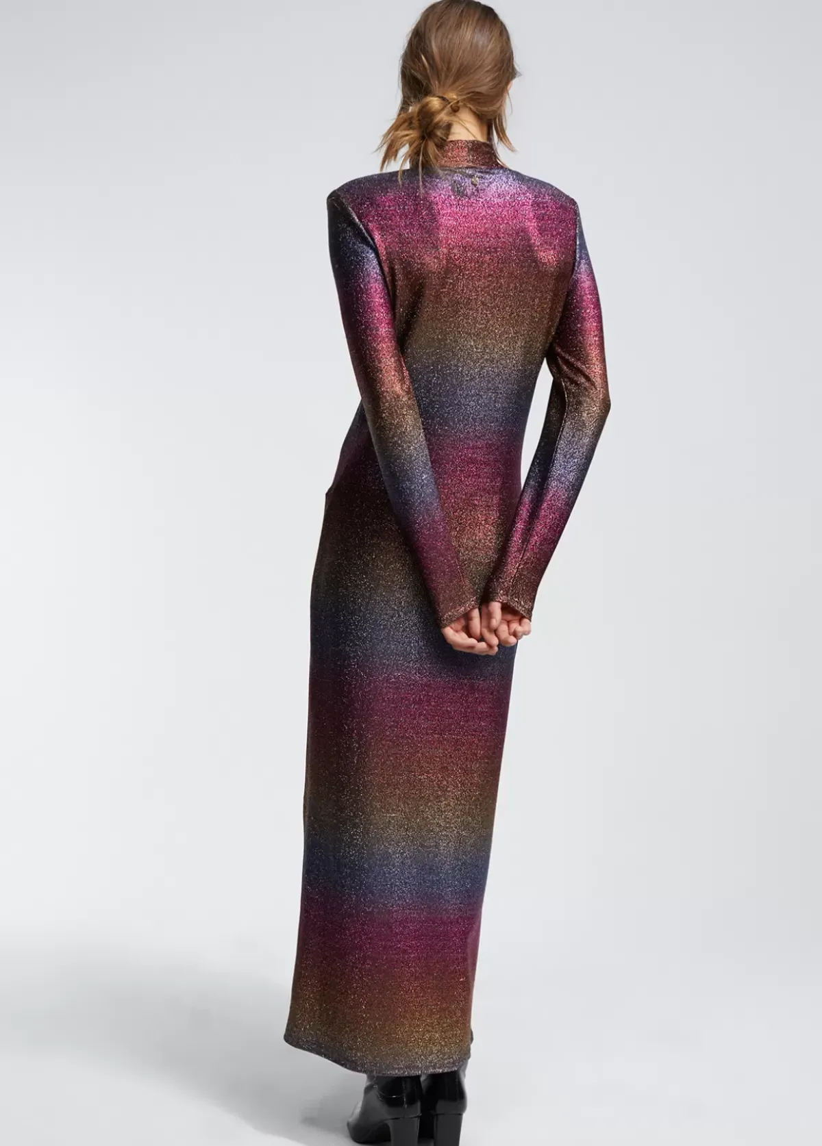 New Vestido largo lúrex Vestidos Y Faldas