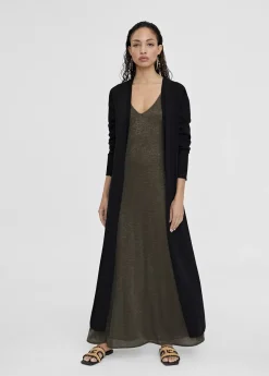 Sale Vestido largo y dorado Vestidos Y Faldas|Punto