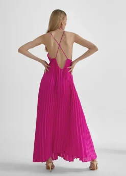 Sale Vestido largo plisado Vestidos Y Faldas