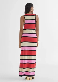 Sale Vestido largo rayas Vestidos Y Faldas|Punto
