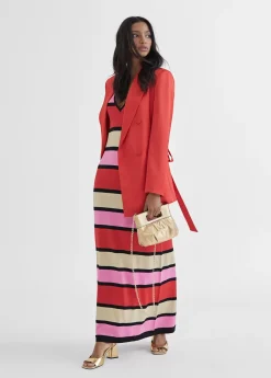 Sale Vestido largo rayas Vestidos Y Faldas|Punto