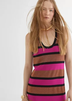 Outlet Vestido largo rayas Vestidos Y Faldas|Punto