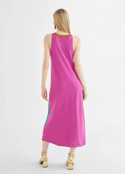 Hot Vestido largo tricolor Vestidos Y Faldas|Punto