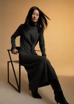 Sale Vestido midi de punto Vestidos Y Faldas