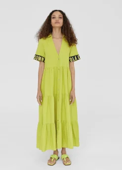 Sale Vestido midi de volantes Vestidos Y Faldas|Baño