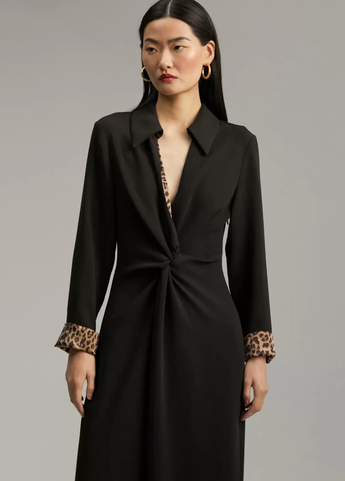 New Vestido midi nudo Vestidos Y Faldas