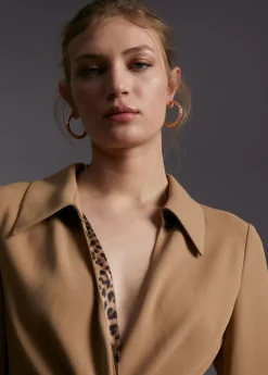 Discount Vestido midi nudo Vestidos Y Faldas