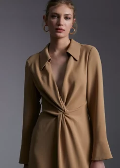 Discount Vestido midi nudo Vestidos Y Faldas