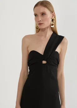 Outlet Vestido midi tirante asimétrico Vestidos Y Faldas