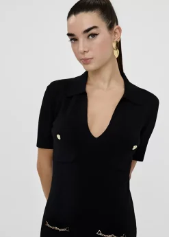 Best Vestido punto corto bolsillos LC Vestidos Y Faldas|Punto