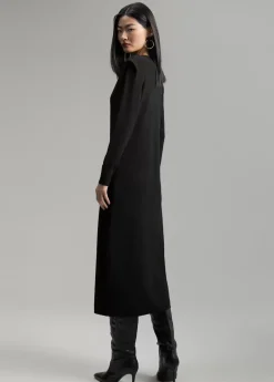 New Vestido punto hombreras Vestidos Y Faldas