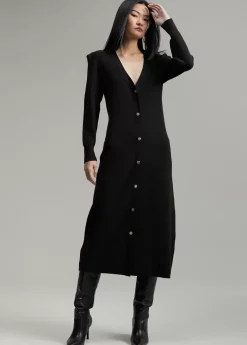 New Vestido punto hombreras Vestidos Y Faldas