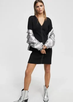 Sale Vestido punto tachas Punto|Vestidos Y Faldas