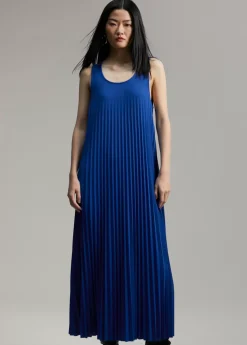 Online Vestido sin manga plisado Vestidos Y Faldas