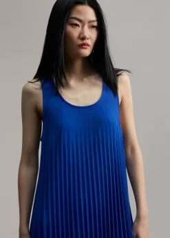 Online Vestido sin manga plisado Vestidos Y Faldas