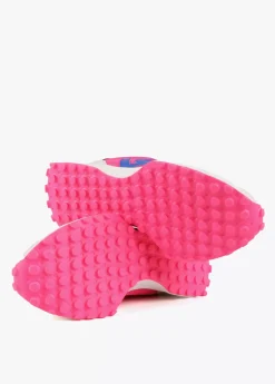 New Zapatillas deportivas azul y rosa flúor Zapatillas Deportivas